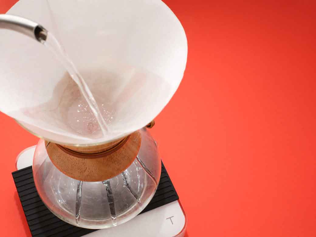 چگونگی کار با قهوه ساز Chemex