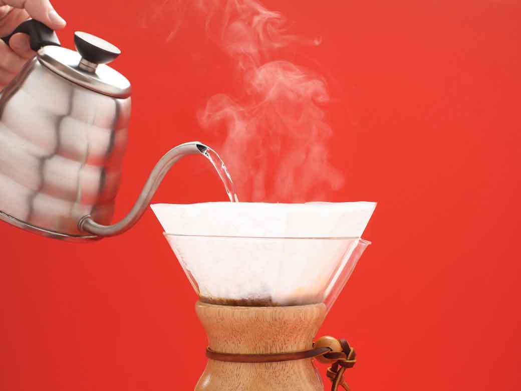 چگونگی کار با قهوه ساز Chemex