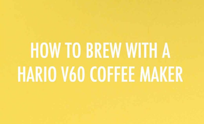 چگونگی کار با قهوه ساز Hario V60