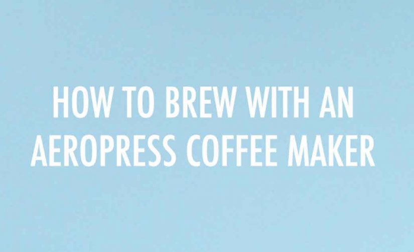 چگونگی کار با قهوه ساز AeroPress